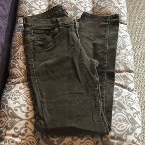 Lucky Brand Corduroy skinny jeans.